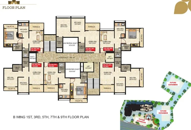 Balaji Ambar Vaastu floor plan