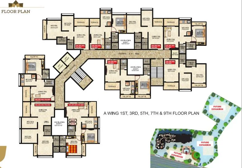 Balaji Ambar Vaastu floor plan (view 2)