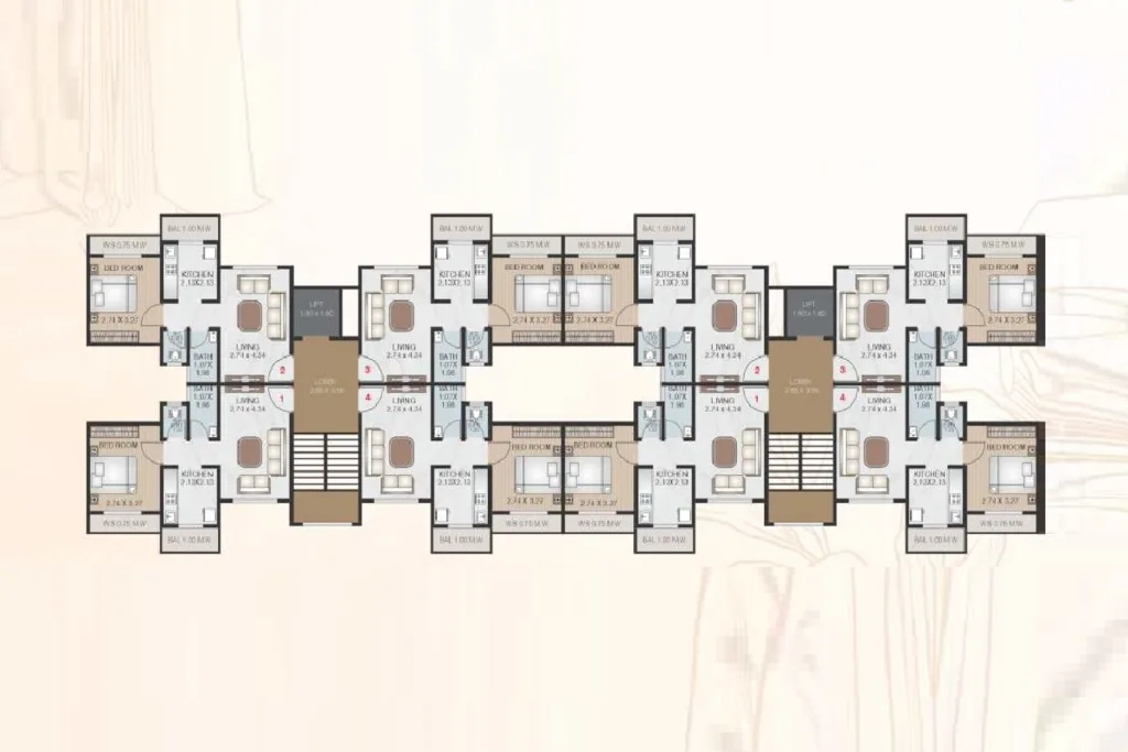 AR Ashok Vatika floor plan (view 2)