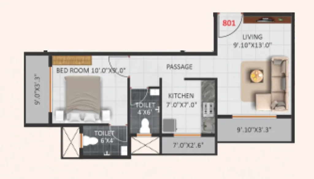 Dashmesh Heights floor plan (view 2)