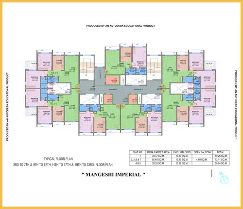 Mangeshi World floor plan