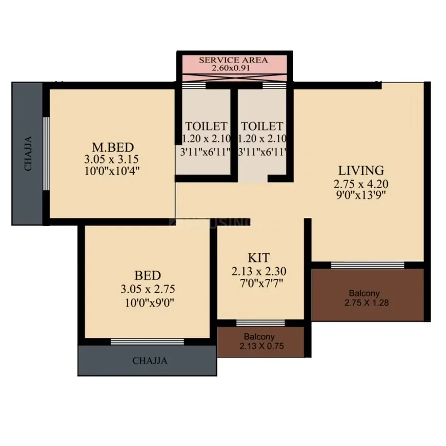 Mountain Greens floor plan (view 2)